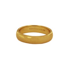 Tiffany 18k Yellow Gold Lucida Wedding Ring