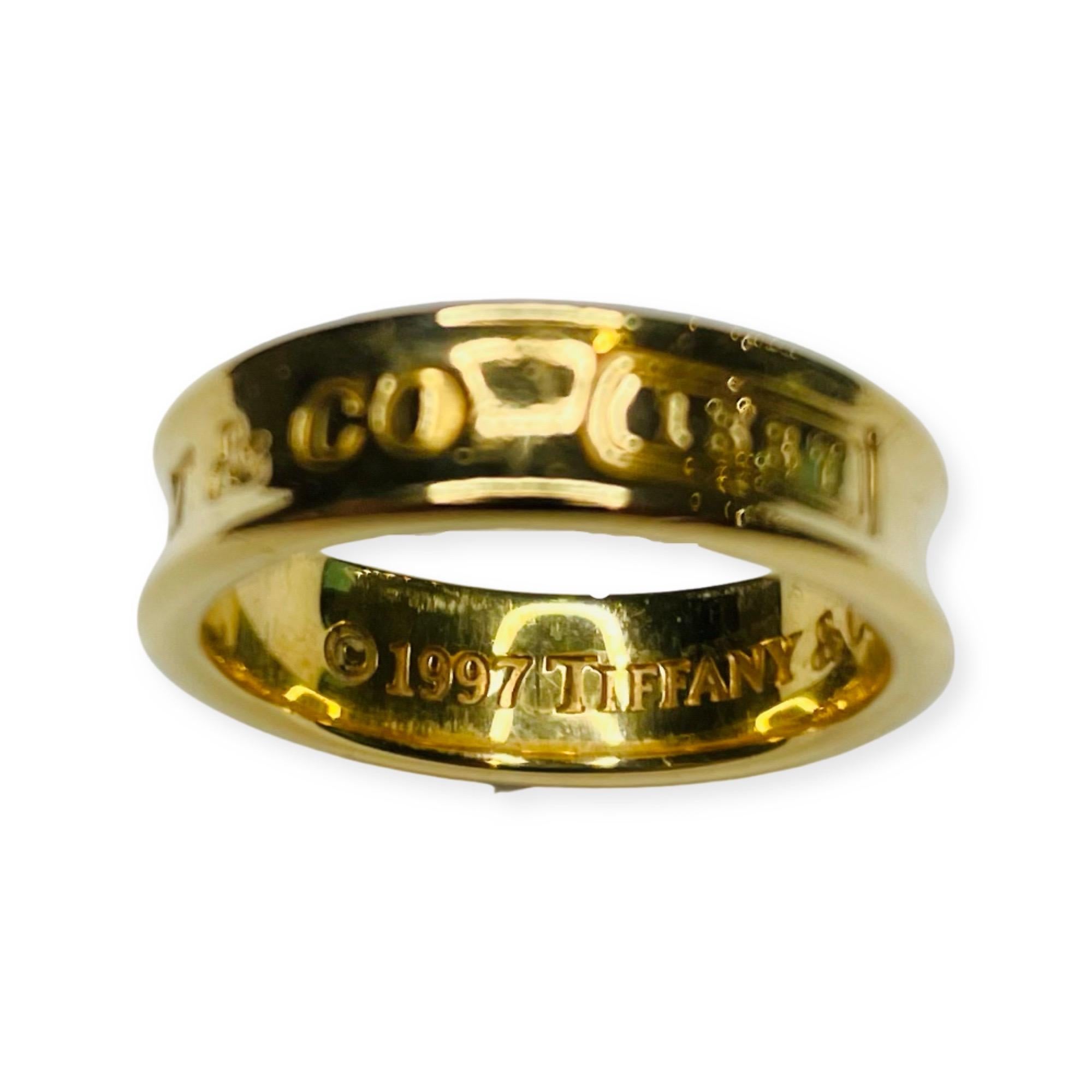 tiffany 1837 ring rose gold