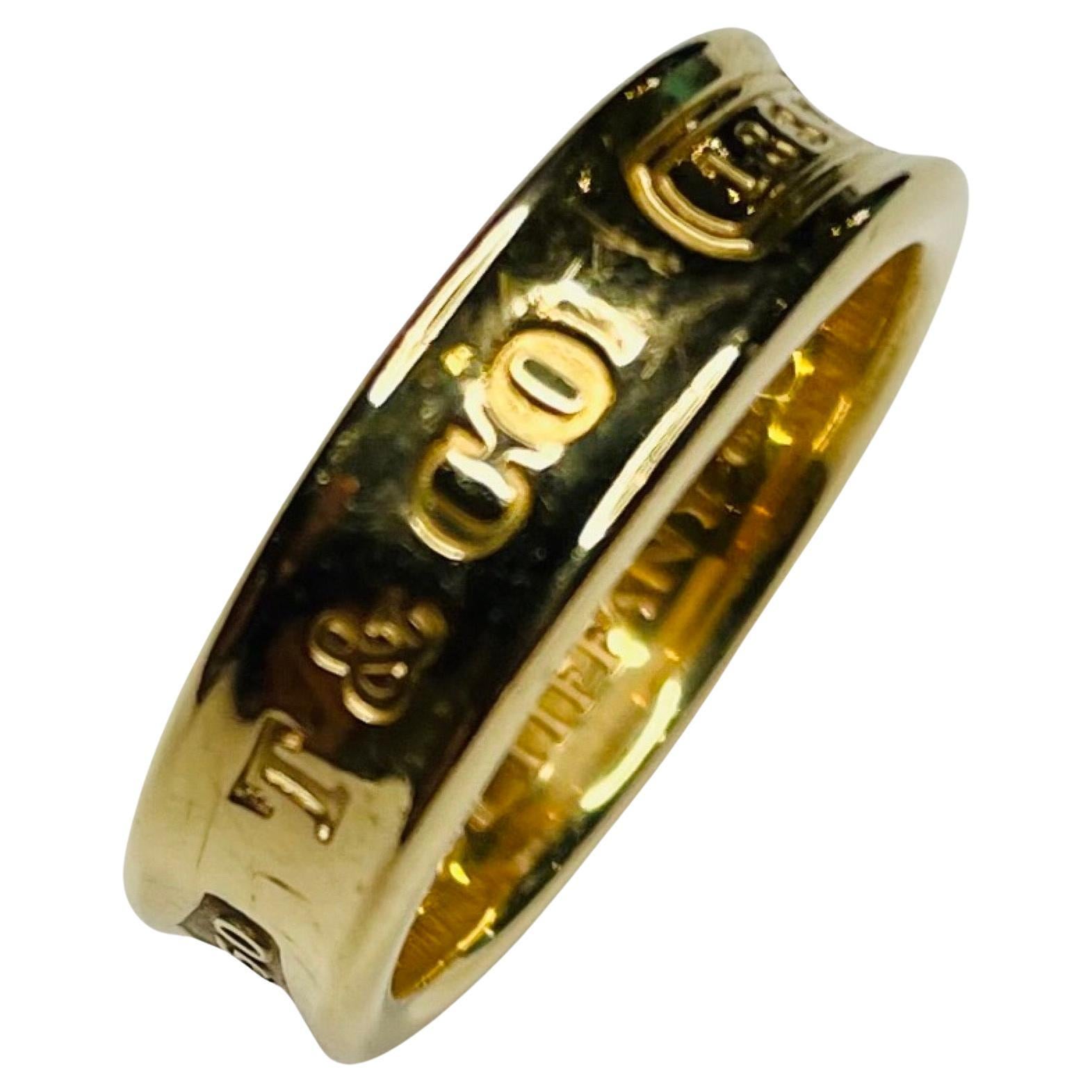 Tiffany & Co. 18K Yellow Gold Wedding Band, 1837