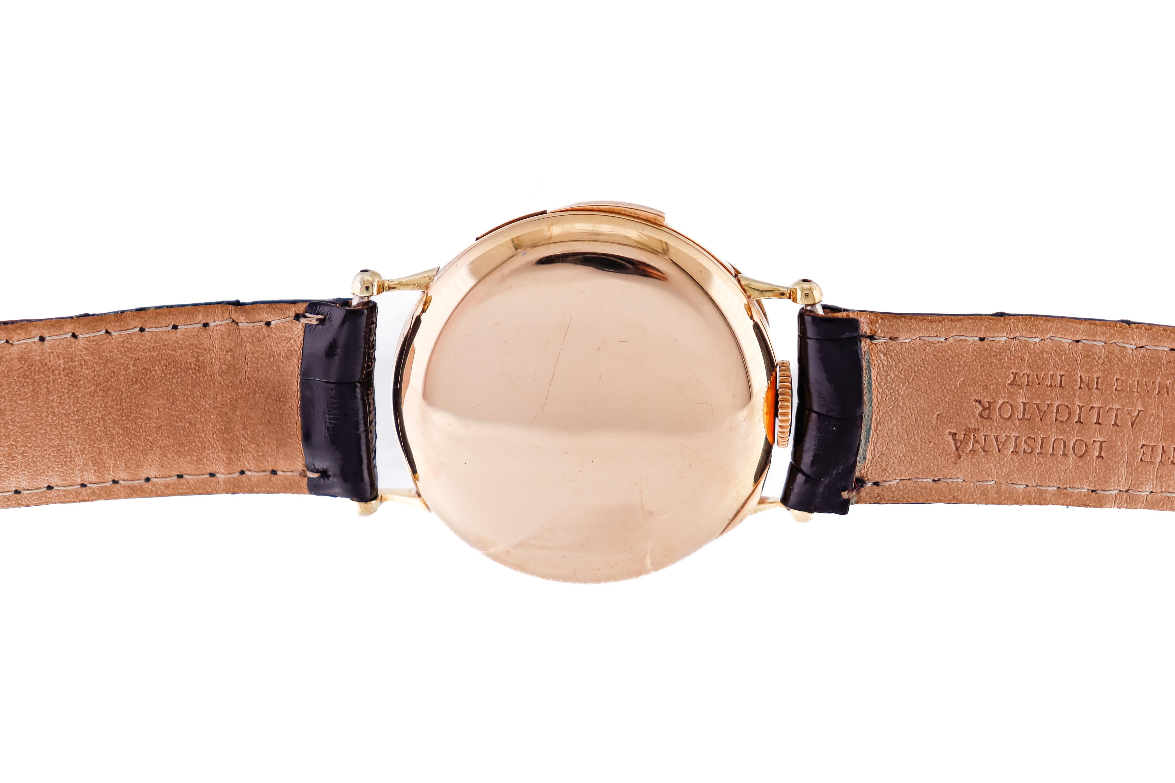 Tiffany 18 Karat Gold 5 Minute Repeating Armbanduhr mit Original Zifferblatt aus den 1910er Jahren im Angebot 6