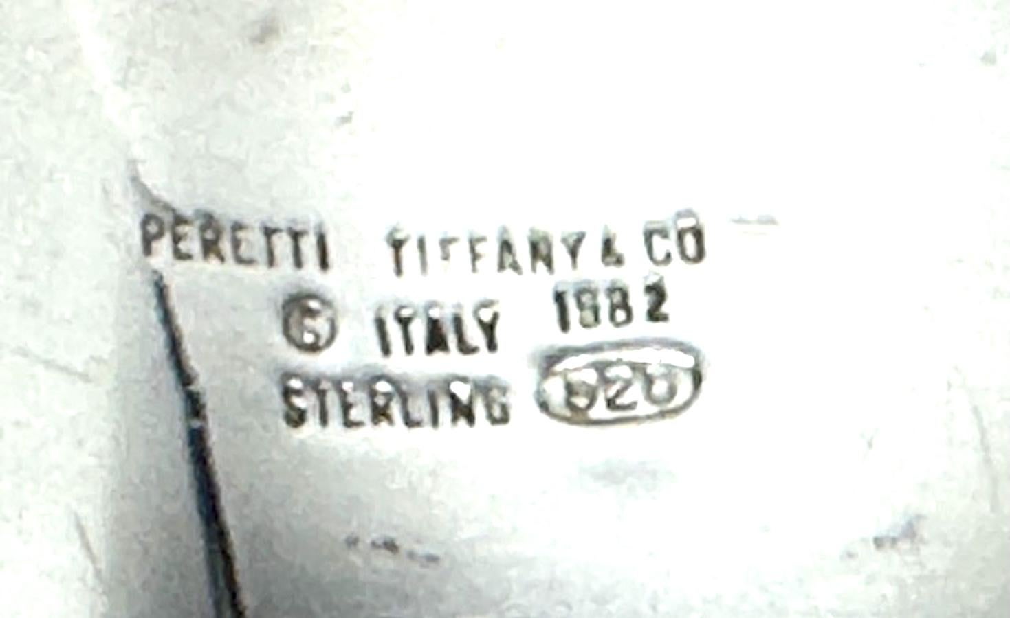 Tiffany 1982  Elsa Peretti Sterling Silver 