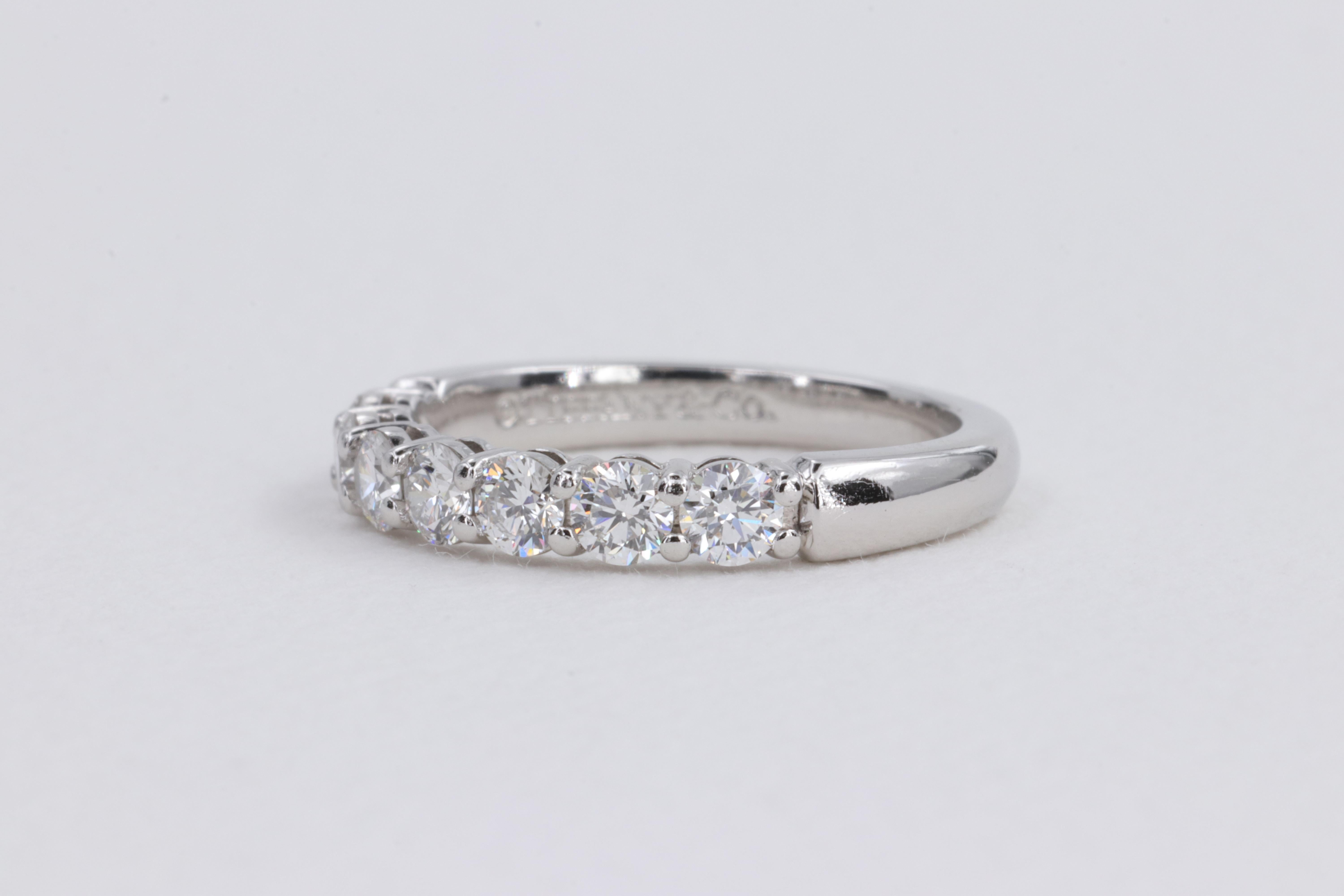 tiffany 7 stone diamond ring