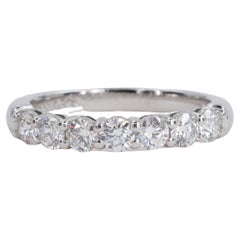 Tiffany & Co. Embrace 7 Stone Diamond Wedding Anniversary Band