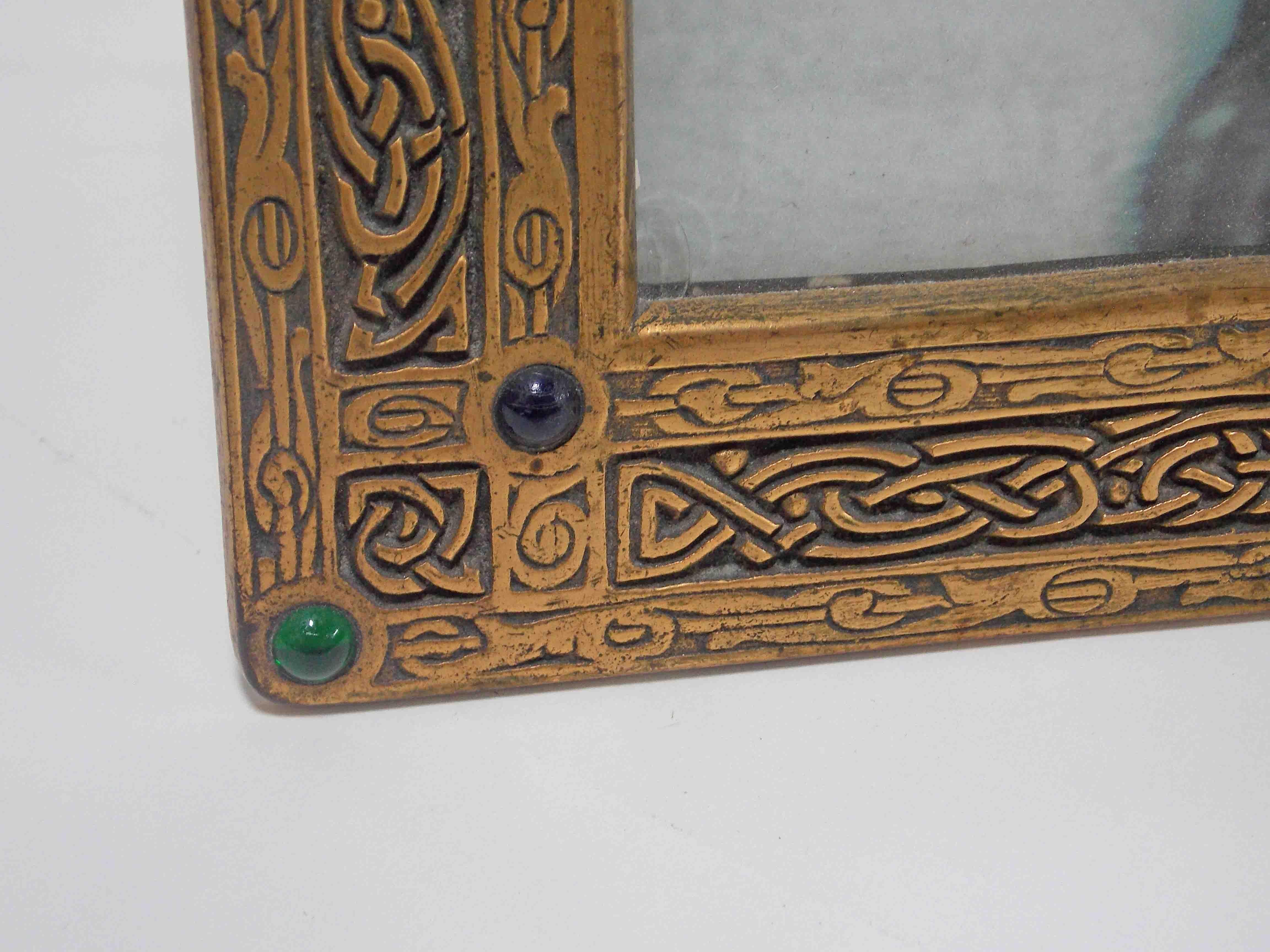 American Tiffany 9th Century Picture Frame