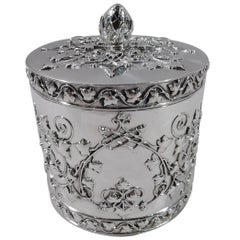 Tiffany Aesthetic Revival Sterling Silver Tea Caddy
