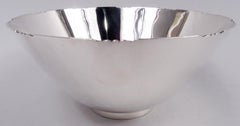 Bol en argent sterling Tiffany American Art Déco