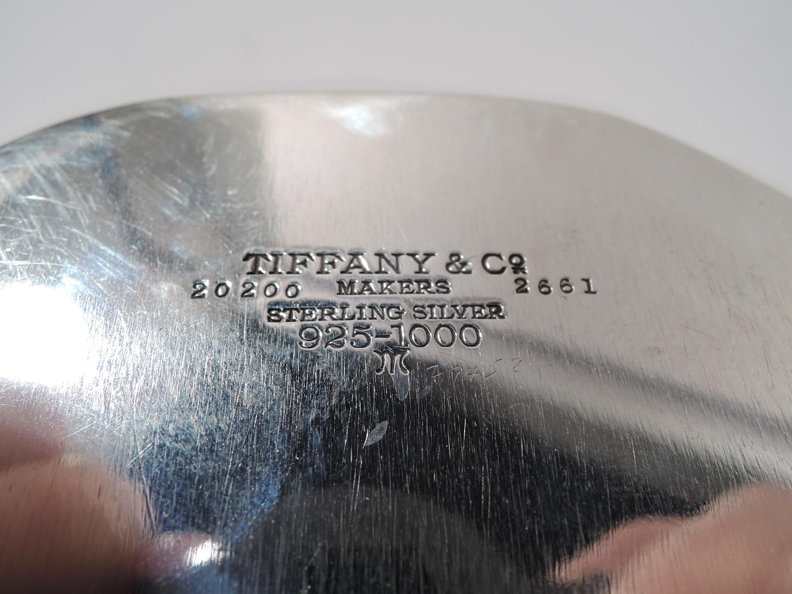 20th Century Tiffany & Co. American Art Deco Sterling Silver Bowl
