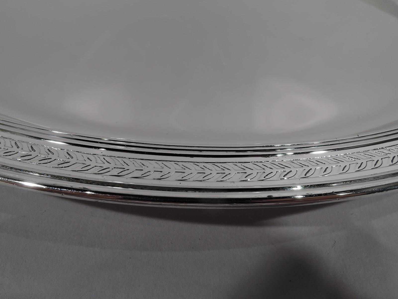 20th Century Tiffany American Art Deco Sterling Silver Serving Tray