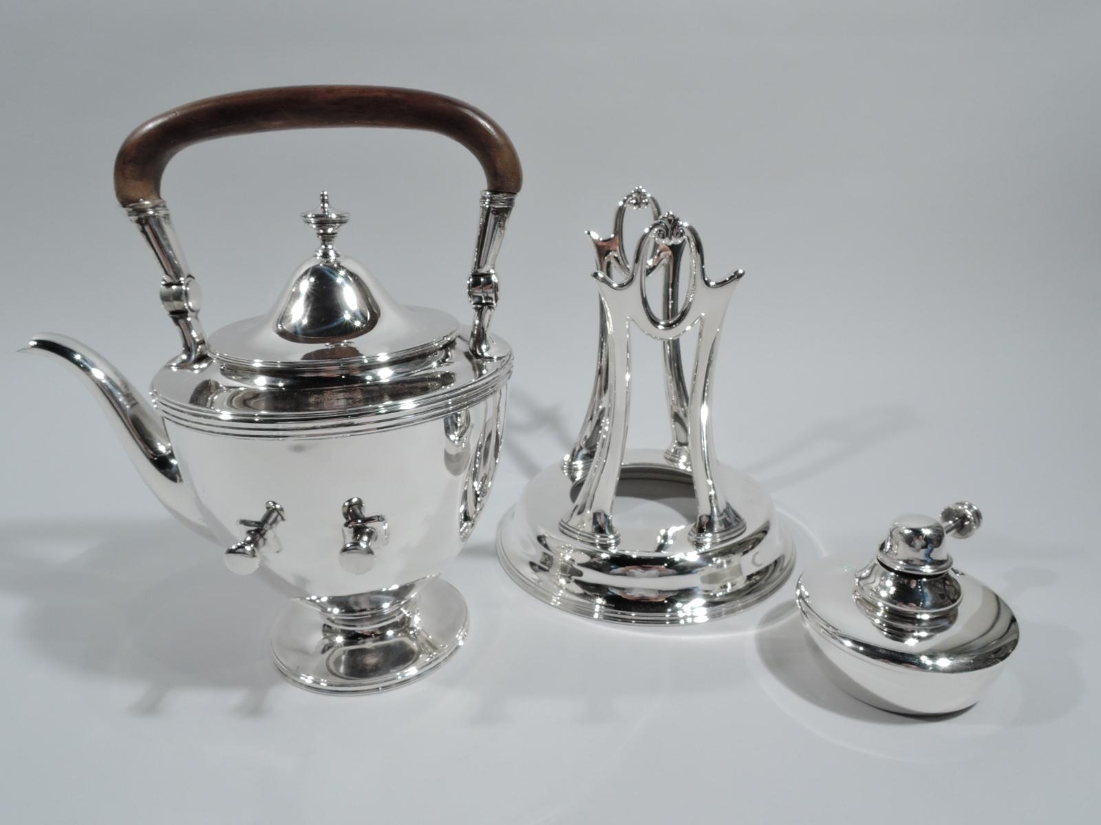 Tiffany American Classical 6-Piece Coffee & Tea Set on Tray In Excellent Condition In New York, NY