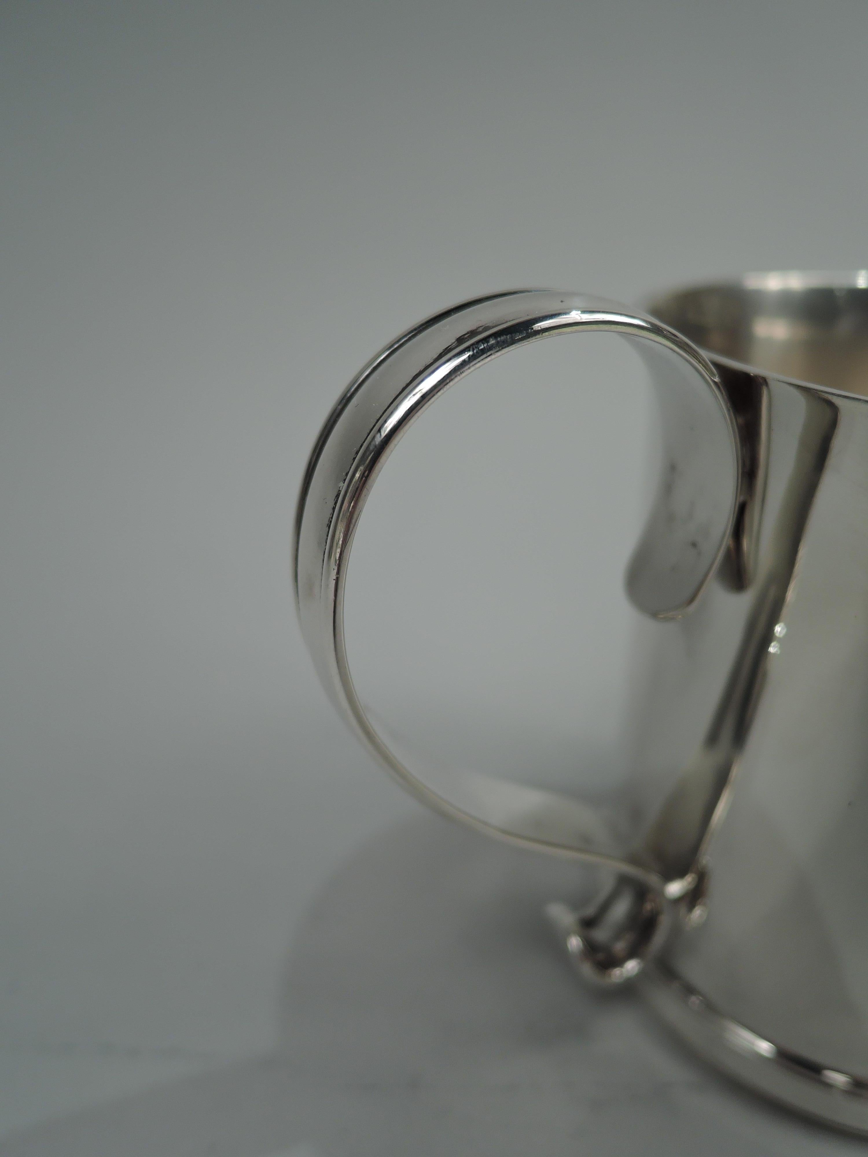 20th Century Tiffany American Colonial Revival Sterling Silver Baby Cup