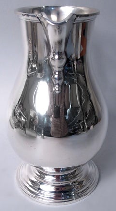 Tiffany American Colonial-Style Sterling Silver Water Pitcher