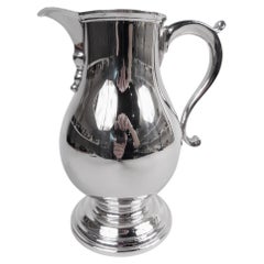 Tiffany American Colonial-Style Sterling Silver Water Pitcher
