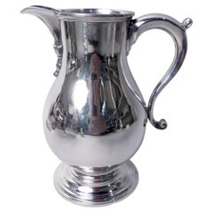 Tiffany American Colonial-Style Sterling Silver Water Pitcher
