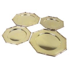 Piatti in argento Tiffany American Gilt con motivo Bambù