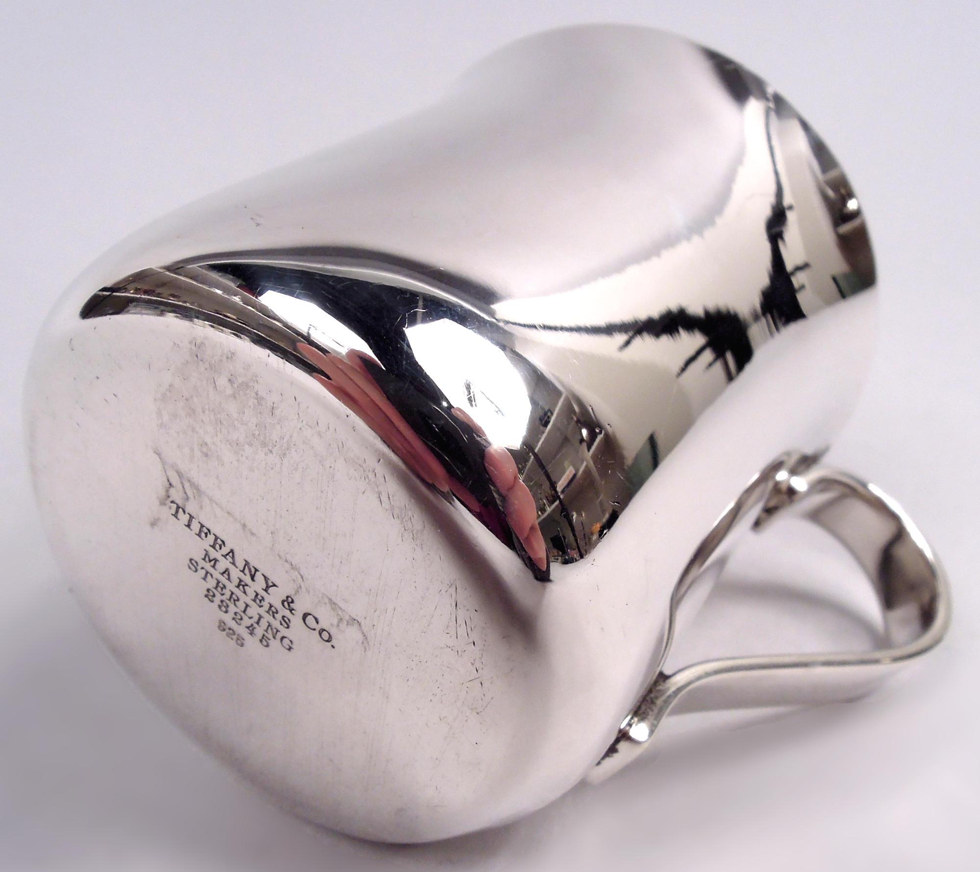 Tiffany American Midcentury Modern Sterling Silver Baby Cup For Sale 2