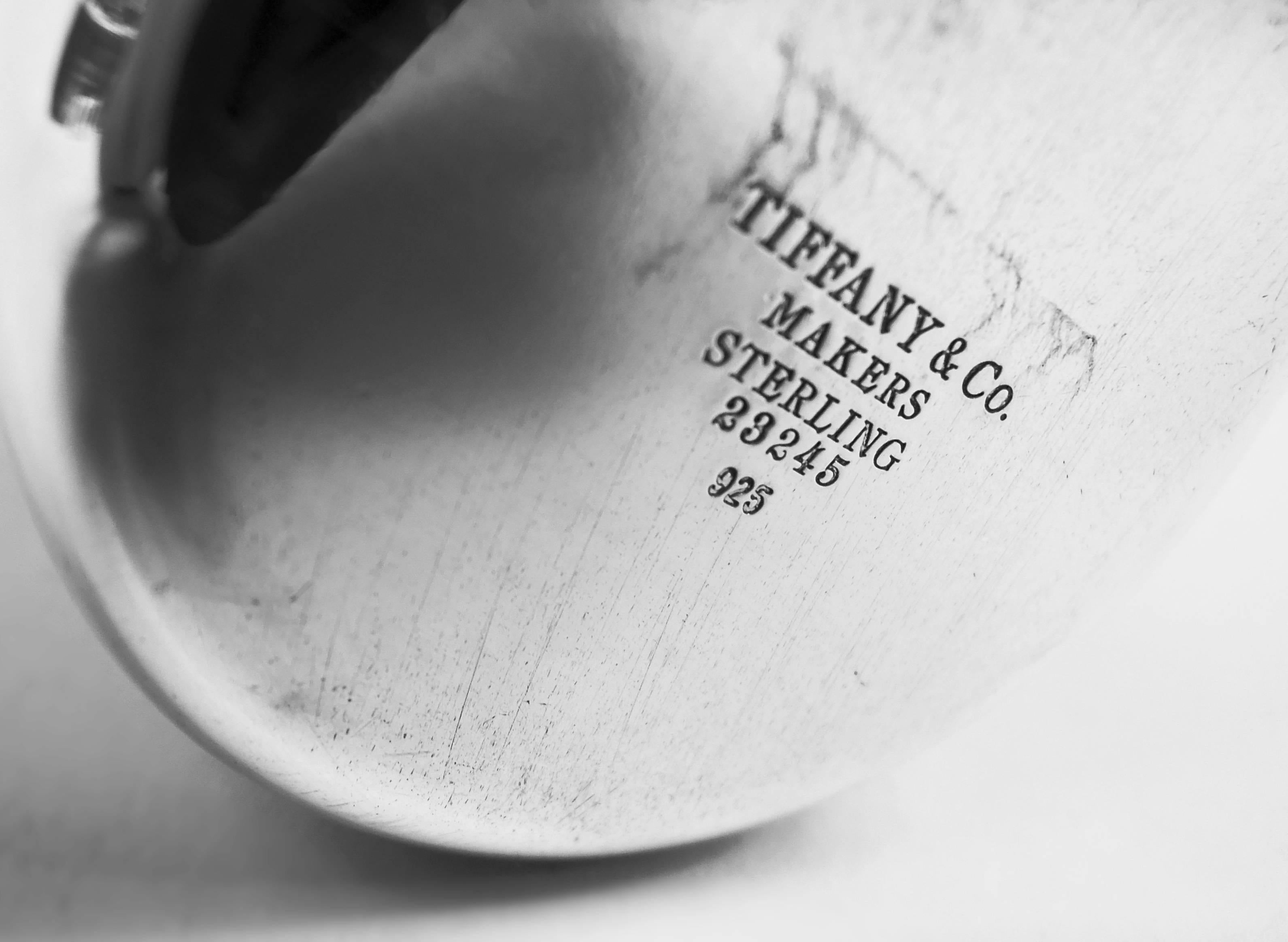 Tiffany American Midcentury Modern Sterling Silver Baby Cup For Sale 3