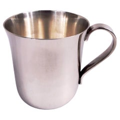 Tiffany American Midcentury Modern Sterling Silver Baby Cup