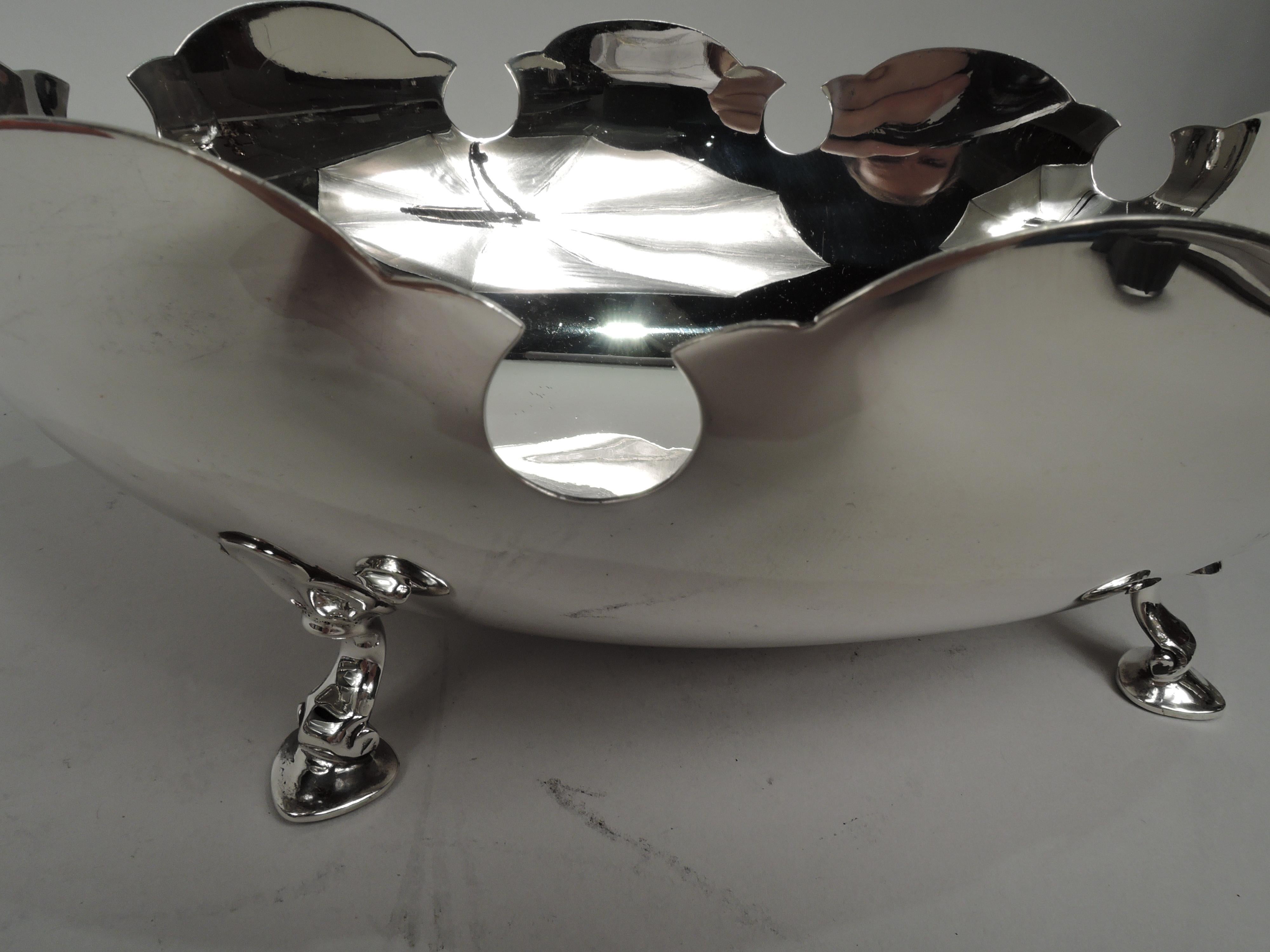 Tiffany American Mid-Century Modern Sterling Silver Bowl In Excellent Condition In New York, NY