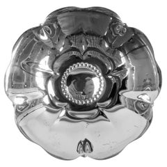 Tiffany American Midcentury Modern Sterling Silver Flowerhead Bowl (bol en forme de tête de fleur)