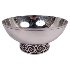 Tiffany American Modern Classical Sterling Silver Bowl