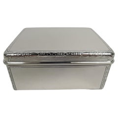 Tiffany American Modern Classical Sterling Silver Box