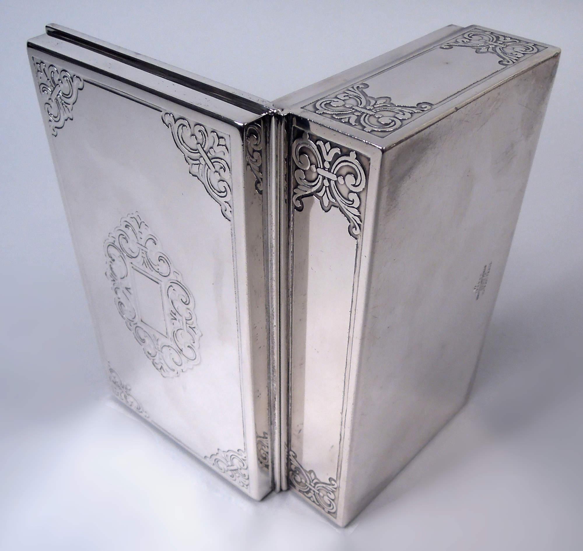 Tiffany American Modern Classical Sterling Silver Schmuckkästchen im Angebot 1