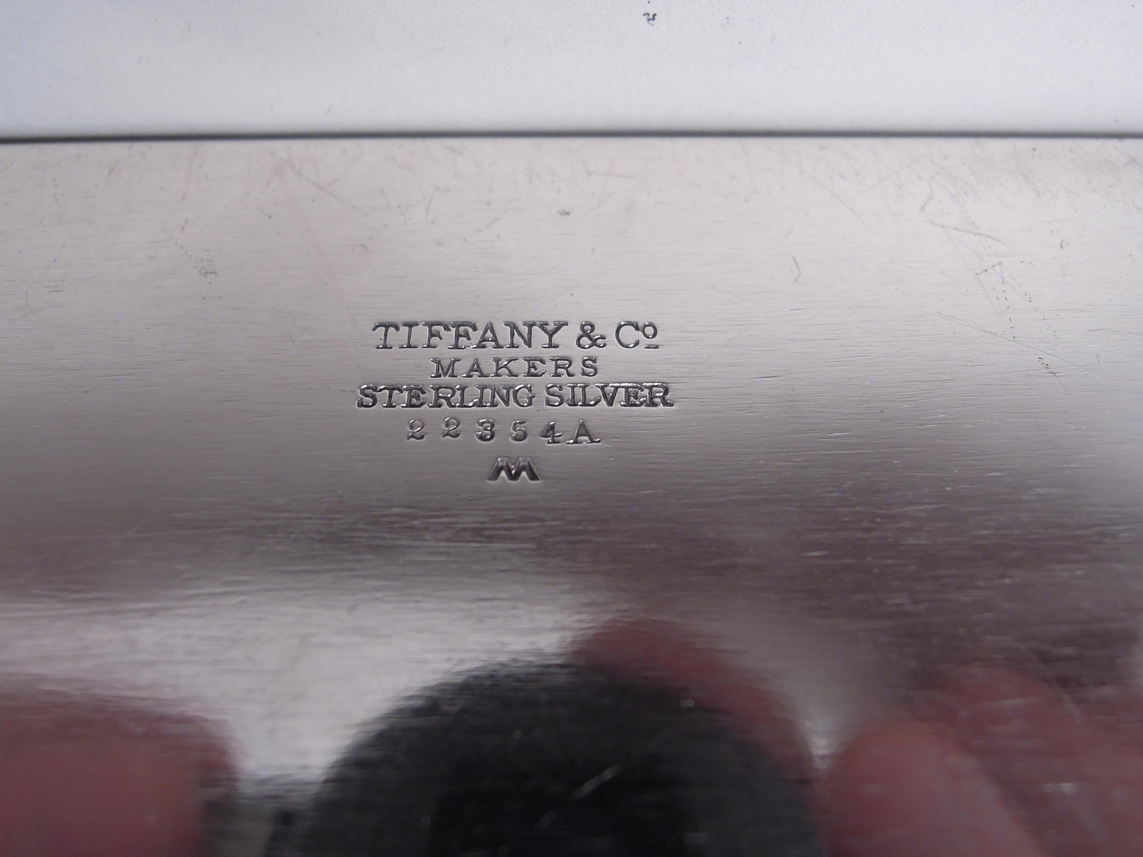 Tiffany American Modern Classical Sterling Silver Schmuckkästchen im Angebot 2