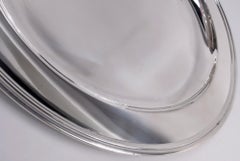 Tiffany American Modern Deep and Heavy Sterling Silver 13-Inch Tray