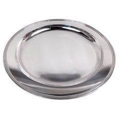 Tiffany American Modern Deep and Heavy Sterling Silver 13-Inch Tray