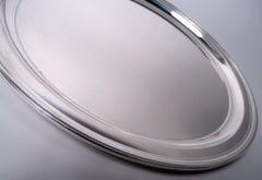 Tiffany American Modern Sterling Silver 10-Inch Round Tray