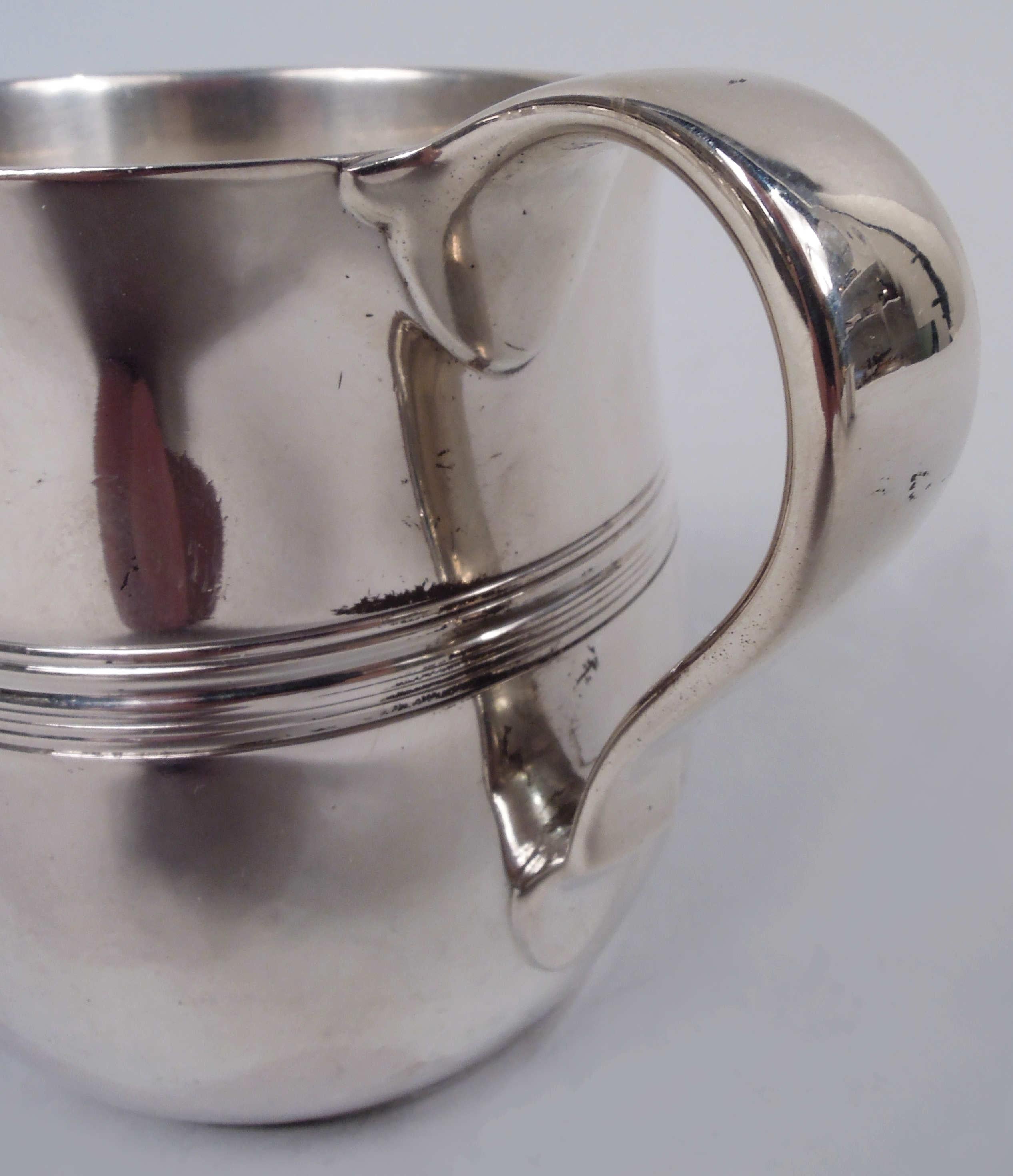 Tiffany American Modern Sterling Silver Baby Cup For Sale 3