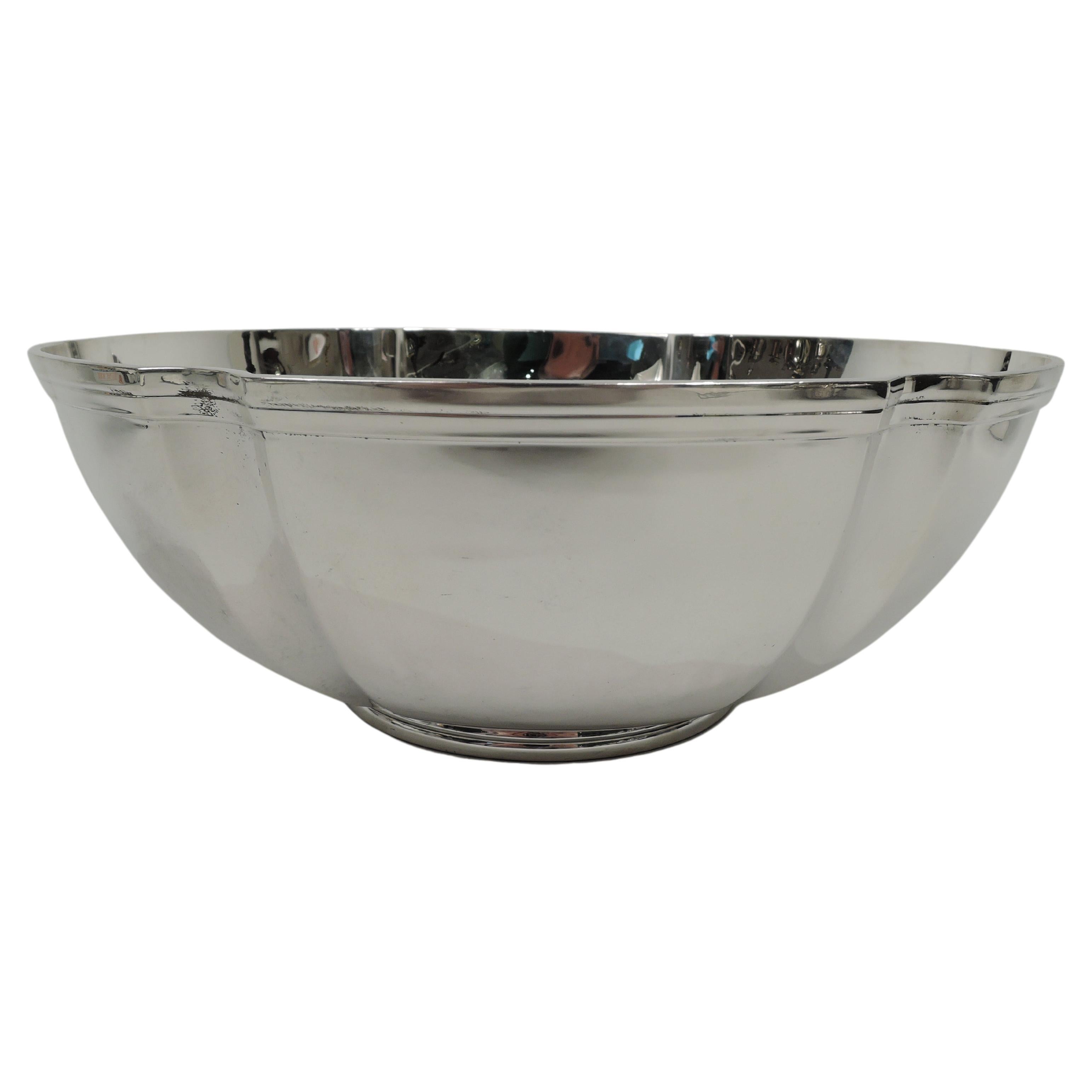 Tiffany American Modern Sterling Silver Bowl For Sale