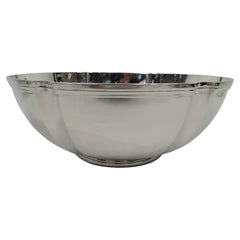 Retro Tiffany American Modern Sterling Silver Bowl