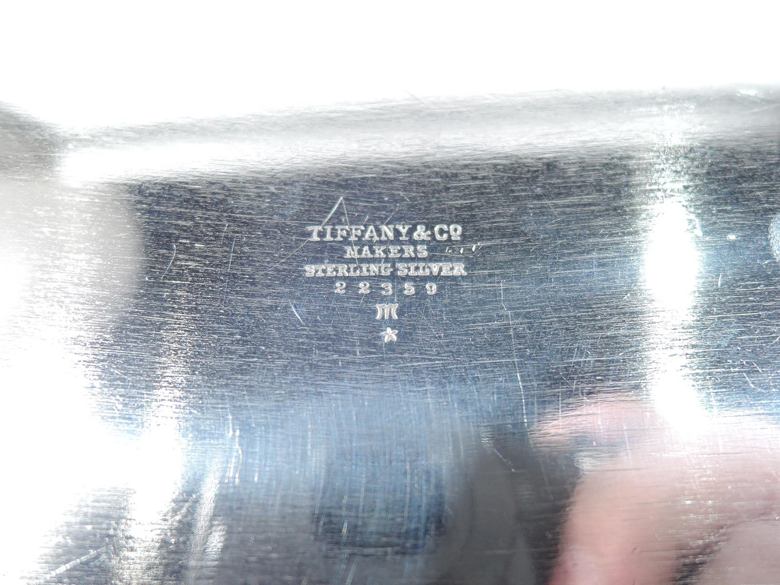 Mid-20th Century Tiffany American Modern Sterling Silver Box