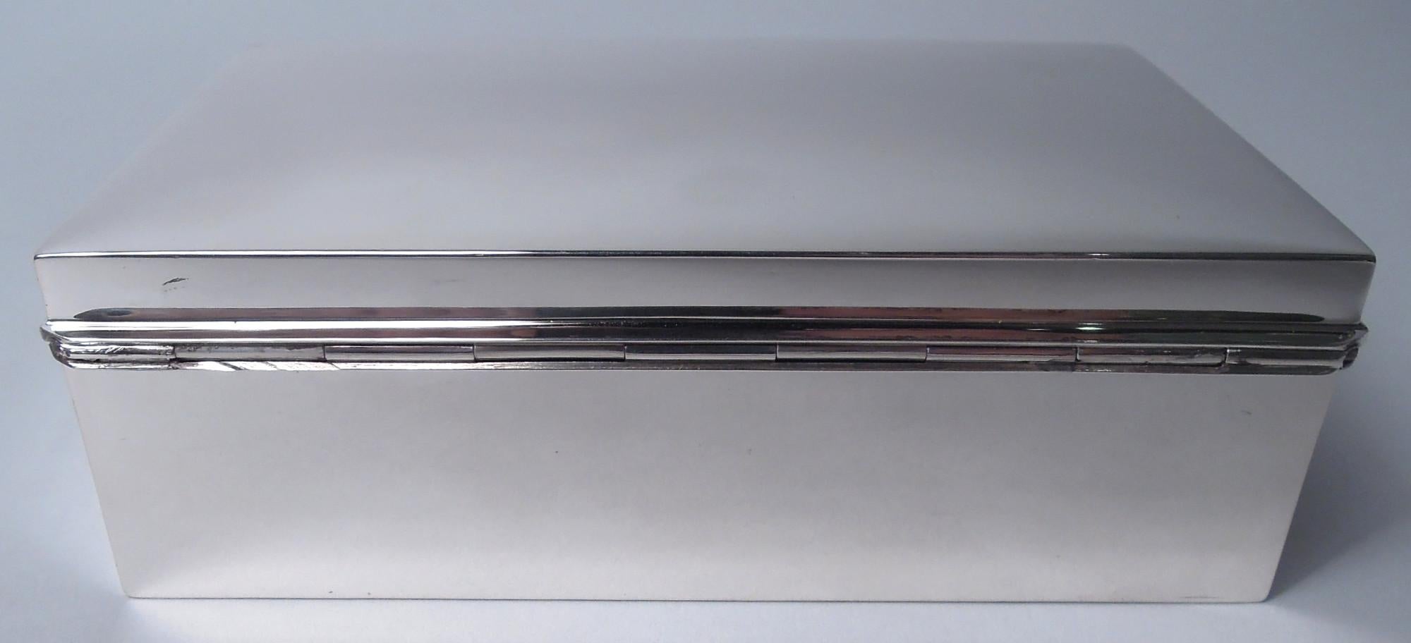 Américain Boîte moderne américaine en argent sterling Tiffany en vente