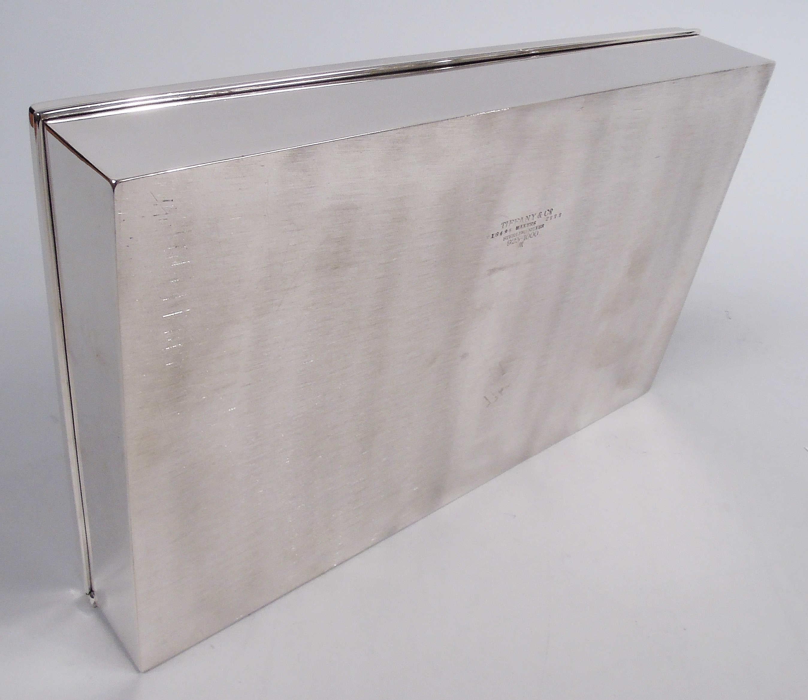 Tiffany American Modern Sterling Silver Box 2