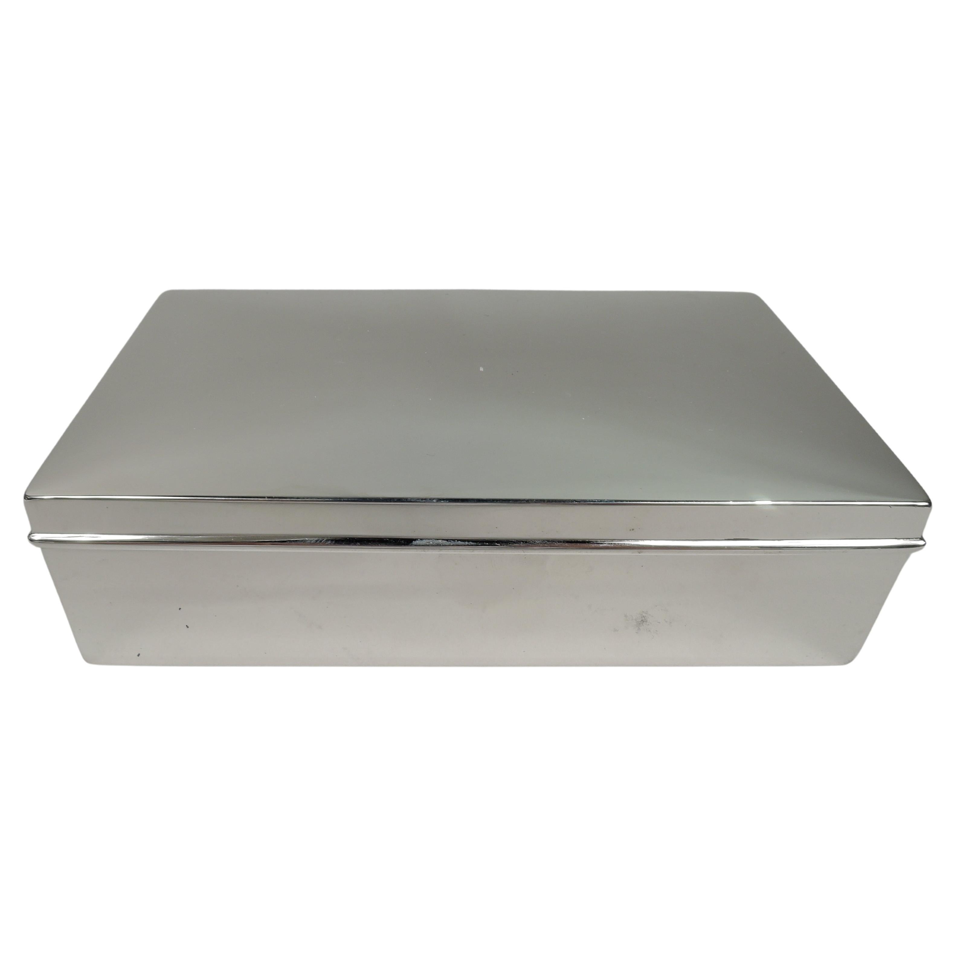 Tiffany American Modern Sterling Silver Box