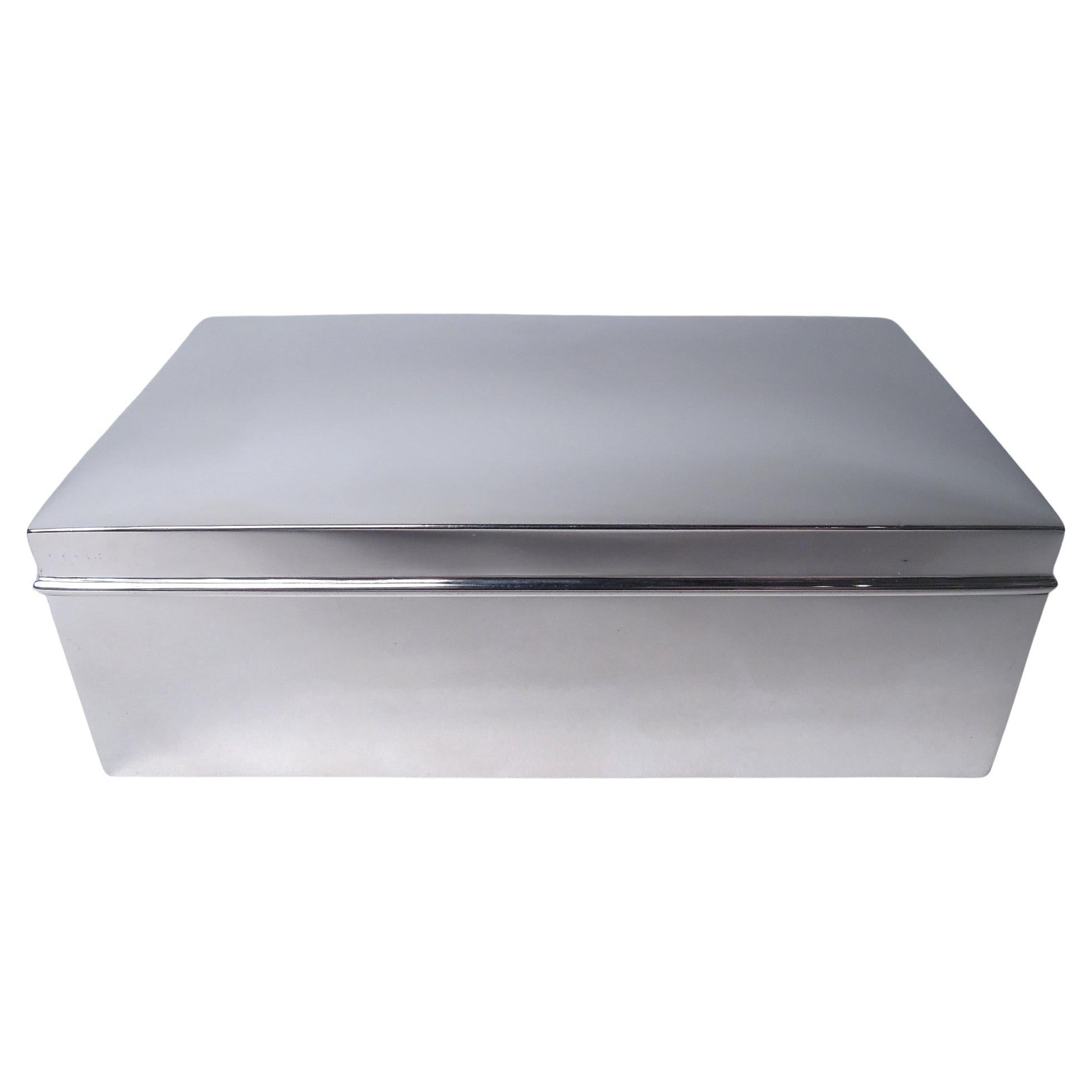 Tiffany American Modern Sterling Silver Box