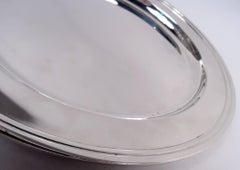 Tiffany American Modern Sterling Silver Deep 10-Inch Tray