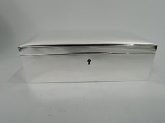 Tiffany American Modern Sterling Silver Keepsake Jewelry Box