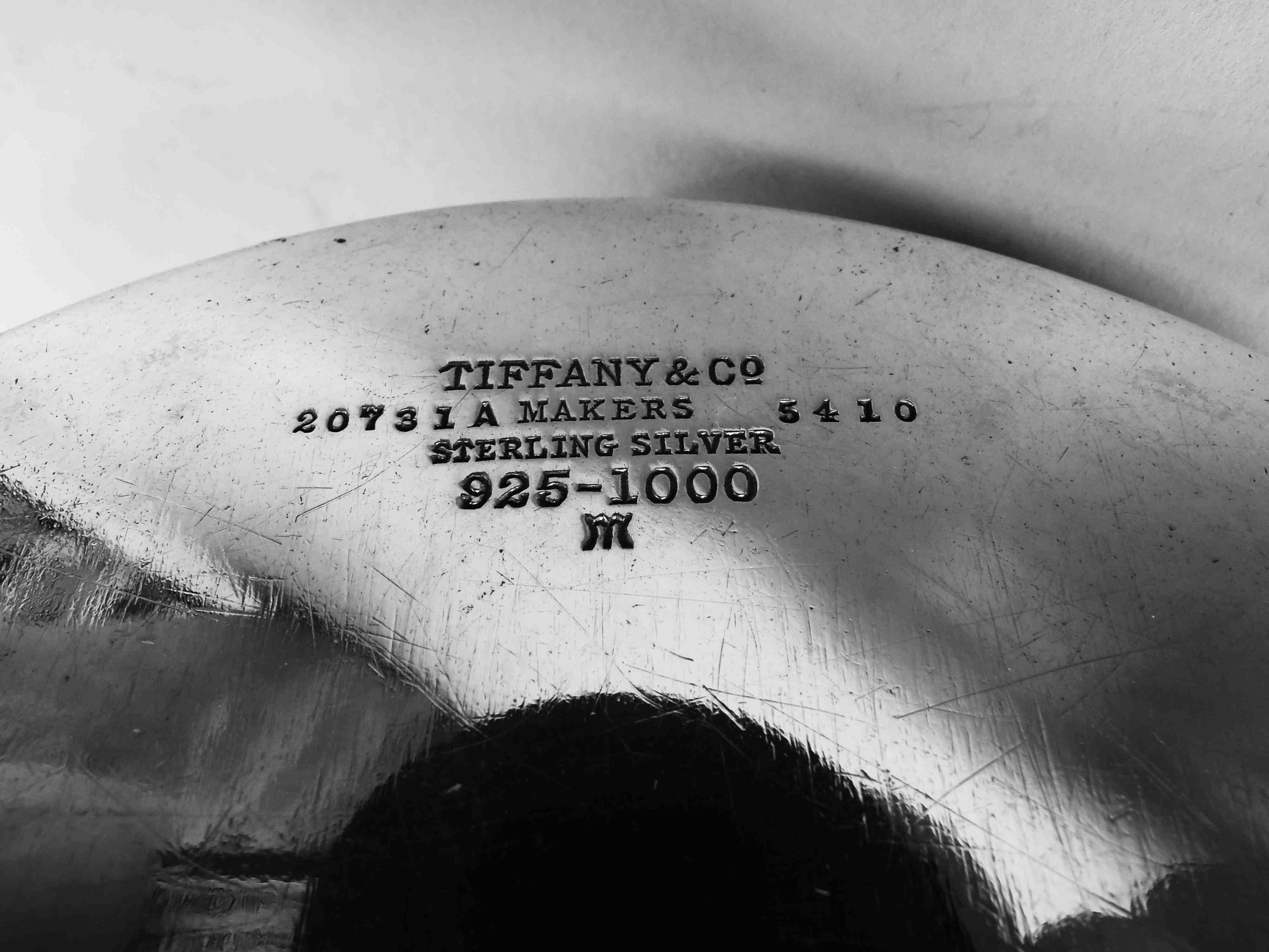 Tiffany American Modern Sterling Silver Noah's Ark Porringer For Sale 7