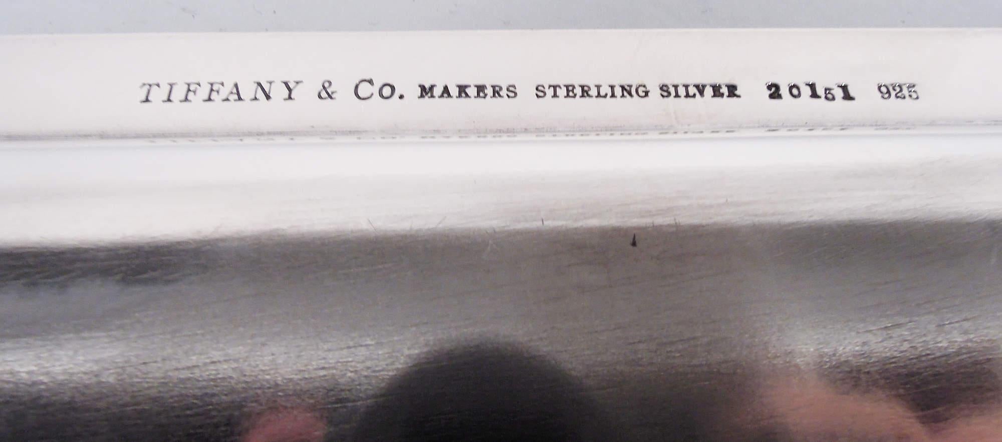 Tiffany American Modern Sterling Silver Rectangular Tray 1