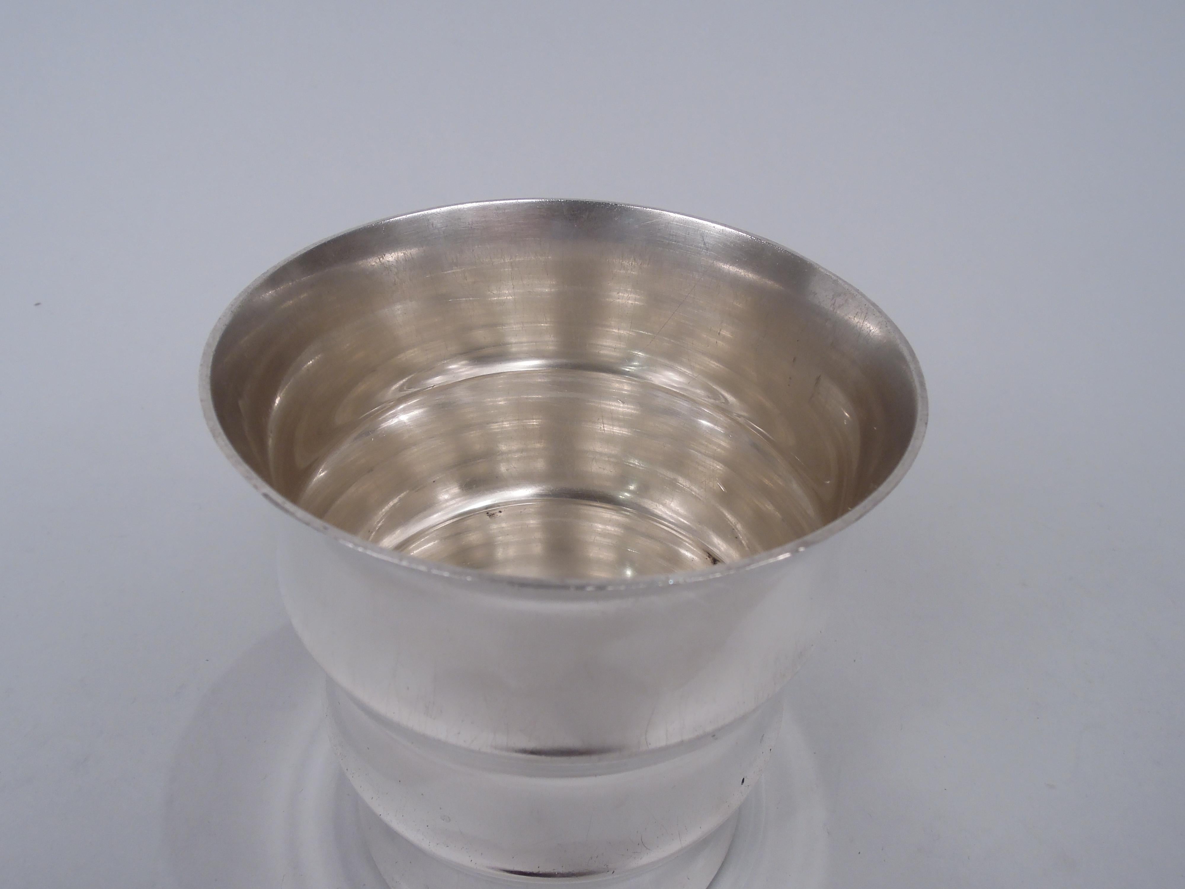 Tiffany American Modern Sterling Silver Tumbler Barware Cup (Moderne) im Angebot