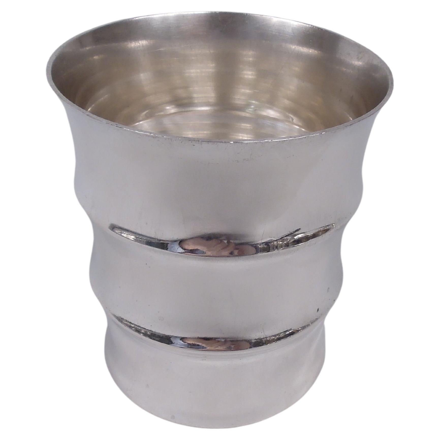 Tiffany American Modern Sterling Silver Tumbler Barware Cup im Angebot