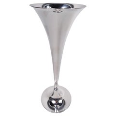 Vase moderne américain en argent sterling Tiffany