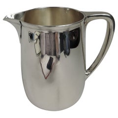 Tiffany American Modern Sterling Silver Water Pitcher