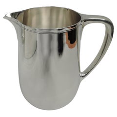 Tiffany American Modern Sterling Silver Water Pitcher