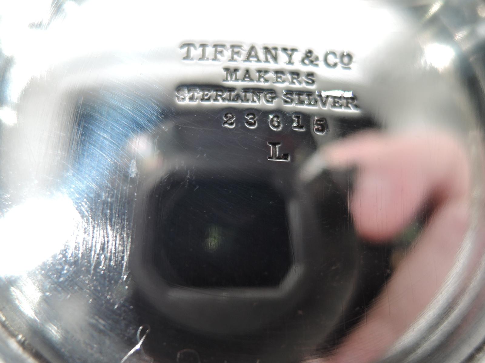 Tiffany American Sterling Silver Small Footed Revere Bowl In Excellent Condition In New York, NY