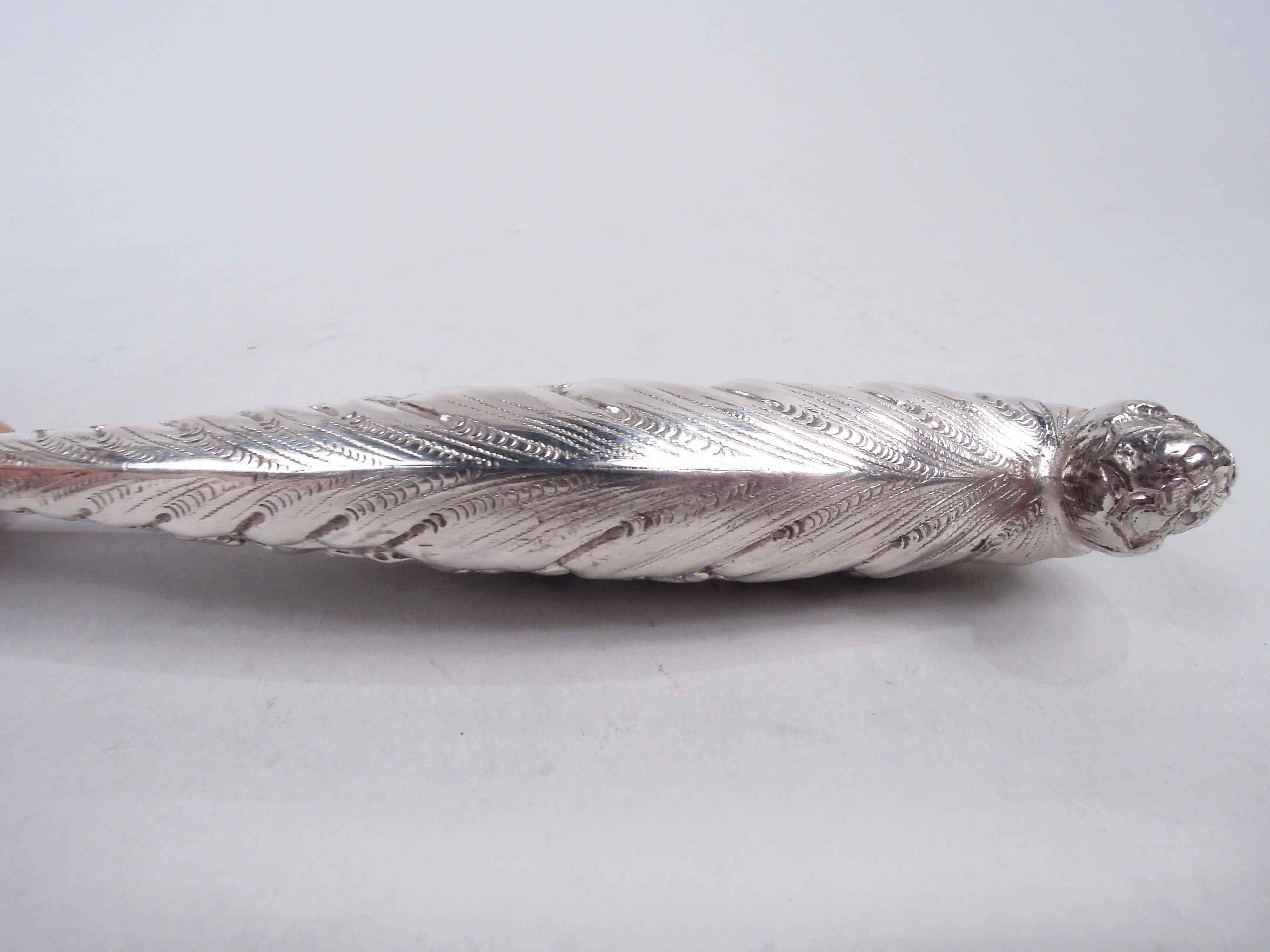 19th Century Tiffany American Victorian Classical Sterling Silver Paper Knife For Sale