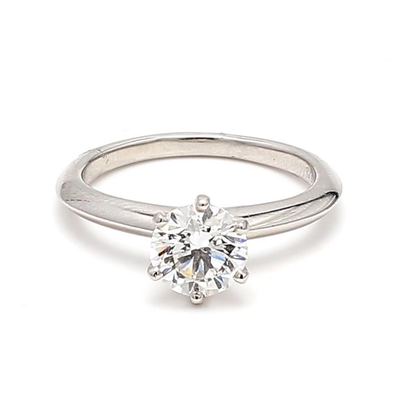 Designer:
Tiffany and Co
Title:
Tiffany and Co 1.25 Carat Round Brilliant Shape G-VVS1 Diamond Platinum Engagement Ring
Style:
Engagement
Metal:
Platinum
Gemstone 1:
1.25 Carat Diamond
Number of Stones:
1
Color:
G
Clarity:
VVS1
Shape:
Round